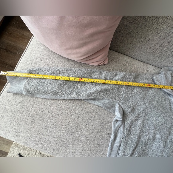 lululemon fuzzy fleece quarter zip size 6 gray - Picture 8 of 9